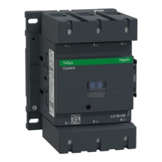 LC1D150E7 Contactor, TeSys Deca, 3P(3NO), AC-3/AC-3e, <=440V, 150A, 48V AC 50/60Hz coil, screw clamp terminals