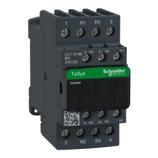 LC1D188BD IEC contactor, TeSys Deca, nonreversing, 32A resistive, 4 pole, 2 NO and 2 NC, 24VDC coil, open style