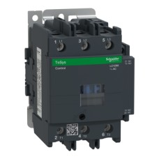 LC1D80B7 TeSys D contactor - 3P(3 NO) - AC-3 - <= 440 V 80 A - 24 V AC 50/60 Hz coil