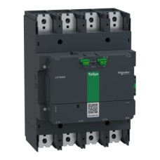 LC1G8004LSEA High power contactor,TeSys Giga 800,4P(4NO),AC-1 <=440V 1050A,advanced version,200-500V AC/DC wide band coil