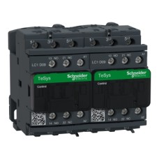 LC2D09M7 TeSys Deca reversing contactor - 3P(3 NO) - AC-3 - <= 440 V 9 A - 220 V AC coil