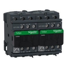 LC2D18F7 TeSys Deca reversing contactor - 3P(3 NO) - AC-3 - <= 440 V 18 A - 110 V AC coil