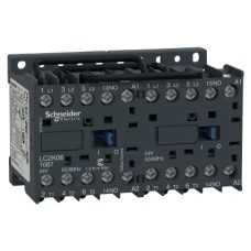 LC2K0610B7 Reversing contactor, TeSys K, 3P, AC-3, lt or eq to 440V 6A, 1 NO, 24VAC coil