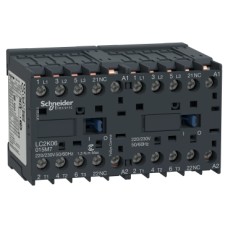 LC2K09015E7 Reversing contactor, TeSys K, 3P, AC-3, lt or eq to 440V 9A, 1 NC, 48VAC coil