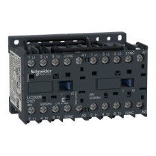LC2K0901B7 Reversing contactor, TeSys K, 3P, AC-3, lt or eq to 440V 9A, 1 NC, 24VAC coil