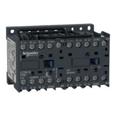 LC2K1201B7 TeSys K reversing contactor - 3P - AC-3 <= 440 V 12 A - 1 NC - 24 V AC coil