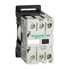 LP1SK0600BD mini contactor, TeSys SK, 2P(2NO), AC-1, 690V 12A, 24V DC coil