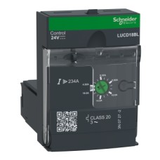 LUCD18BL Advanced control unit, TeSys U, 4.5-18A, 3P motors, protection & diagnostic, class 20, coil 24V DC