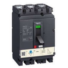 LV510306 EasyPact CVS100B circuit breaker, 25 kA at 415 VAC, 3P 3d, TM-D 80 A trip unit 