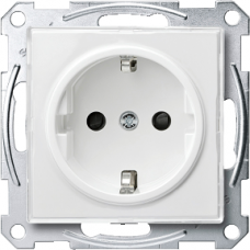 MTN2300-3500 Schuko socket-outlet, Merten System M, M-Creativ, polar white, glossy