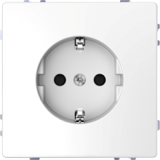 MTN2300-6035 SCHUKO socket-outlet, shutter, screwless terminals, lotus white, System Design