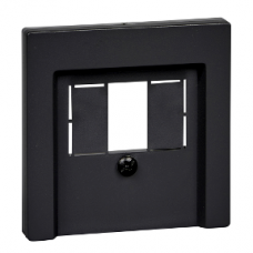 MTN297914 Central plate with square opening, anthracite, System M