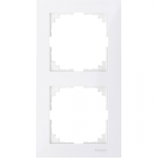 MTN4020-3619 M-Pure frame, 2-gang, polar white