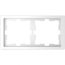MTN4020-6535 D-Life frame, 2-gang, lotus white