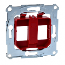 MTN4566-0006 Supporting plates for modular jack connector, red
