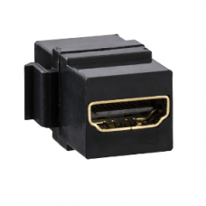 MTN4583-0001 HDMI Connector jack, Merten, Keystone, black