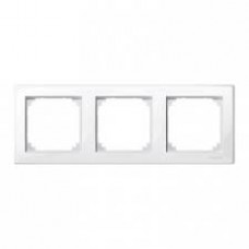 MTN478319 M-Smart frame, 3-gang, polar white, glossy