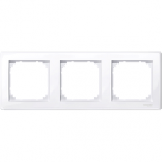 MTN478325 M-Smart frame, 3-gang, active white, glossy