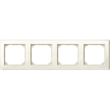 MTN478444 M-Smart frame, 4-gang, white, glossy