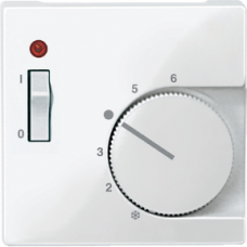 MTN534819 apdaila patalpos termostatui su jungikliu, sniego baltumo spalva, System M