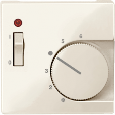 MTN534844 apdaila patalpos termostatui su jungikliu, smėlio spalva, System M