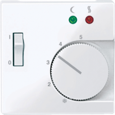 MTN534925 apdaila grindų termostatui su jungikliu, aktyviai balta spalva, System M