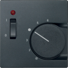 MTN536114 apdaila patalpos termostatui su jungikliu, antracito spalva, System M