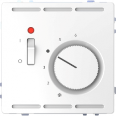 MTN5760-6035 Patalpos termostatas 230 V su jungikliu ir apdaila Lotoso baltumo, System Design