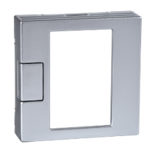 MTN5775-0460 apdaila universaliam termostatui su jautriu prisilietimams ekranu, aliuminio spalvos, System M