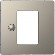 MTN5775-6050 apdaila universaliam termostatui su jautriu prisilietimams ekranu, nikelio metalo spalvos, System Design