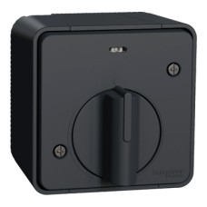 MUR35067 Mureva Styl - mechanical time delay switch - surface mounting - grey
