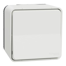 MUR39021 Mureva Styl - two-way switch - surface mounting - white