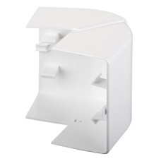 ISM10202P Išorinis kampas, 95 x 55 mm, PC/ABS, baltas