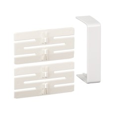 ISM10206P Jungties dangtelis, 95 x 55 mm, PC/ABS, poliariškai baltas