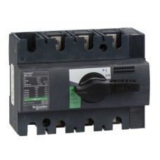 28910 switch disconnector, Compact INS125 , 125 A, standard version with black rotary handle, 3 poles