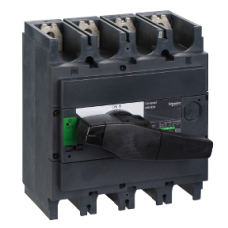 31115 switch disconnector, Compact INS630, 630A, standard version with black rotary handle, 4 poles