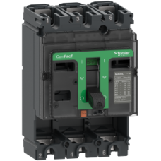 C10S3 Circuit breaker basic frame, ComPacT NSX100S, 100kA/415VAC, 3 poles, 100A frame rating, without trip unit