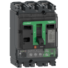 C10B34V040 Circuit breaker, ComPacT NSX100B, 25kA/415VAC, 3 poles, MicroLogic Vigi 4.2 trip unit 40A