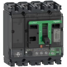 C10B44V040 Circuit breaker, ComPacT NSX100B, 25kA/415VAC, 4 poles, MicroLogic Vigi 4.2 trip unit 40A