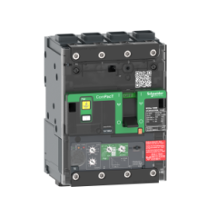 C11B44V100L Circuit breaker, ComPacT NSXm 160B, 25kA/415VAC, 4 poles, MicroLogic 4.1 trip unit 100A, EverLink lugs