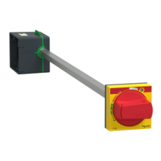 LV426936T Side rotary handle, ComPacT NSXm, red handle/yellow front, shaft length 45mm to 480mm, IP54