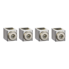 LV429228 Aluminium bare cable connectors, ComPacT NSX, for 1 cable 25mm² to 95mm², 250A, set of 4 parts