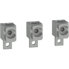 LV429244 Aluminium bare cable connectors, ComPacT NSX, for 1 cable 120mm² to 240mm², 250A, set of 3 parts