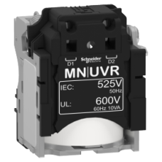 LV429409 Undervoltage release MN, ComPacT NSX, rated voltage 525VAC 50Hz, 600VAC 60Hz, screwless spring terminal connections