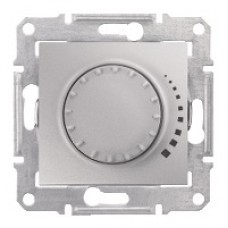 SDN2200760 Sedna - 2way rotary pushbutton dimmer - 325VA, without frame aluminium
