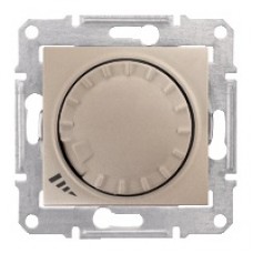 SDN2200968 Sedna - rotary pushbutton dimmer - 1000VA, without frame titanium