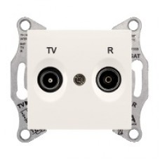 SDN3301823 Sedna - TV/R ending outlet - 1dB without frame cream