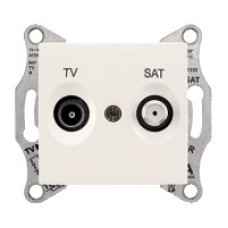 SDN3401221 Sedna - TV-SAT intermediate outlet - 8dB without frame white