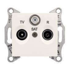 SDN3501421 Sedna - TV-R-SAT intermediate outlet - 4dB without frame white