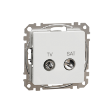 SDD111471S Sedna Design & Elements, TV/SAT galinis 4db, balta sp.